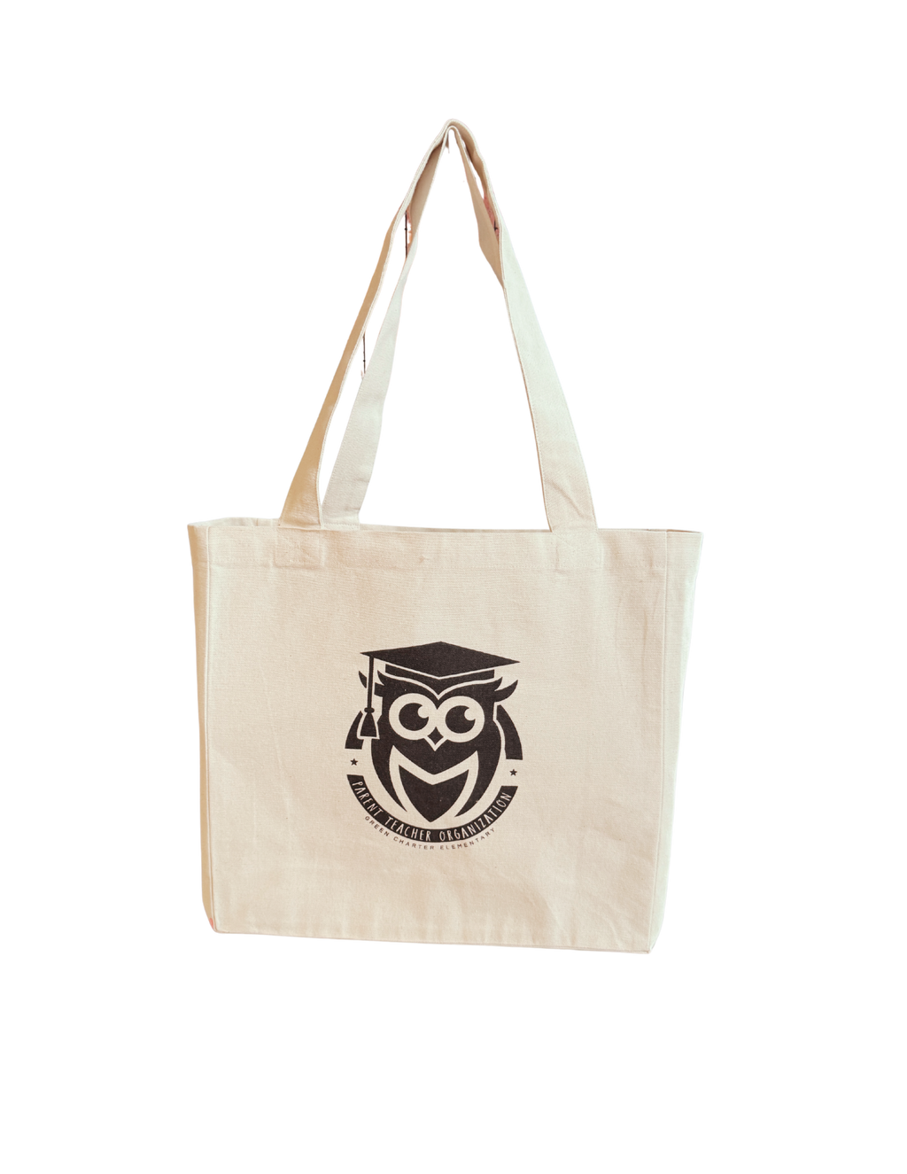 Natural Cotton Canvas Tote Bag with Gusset