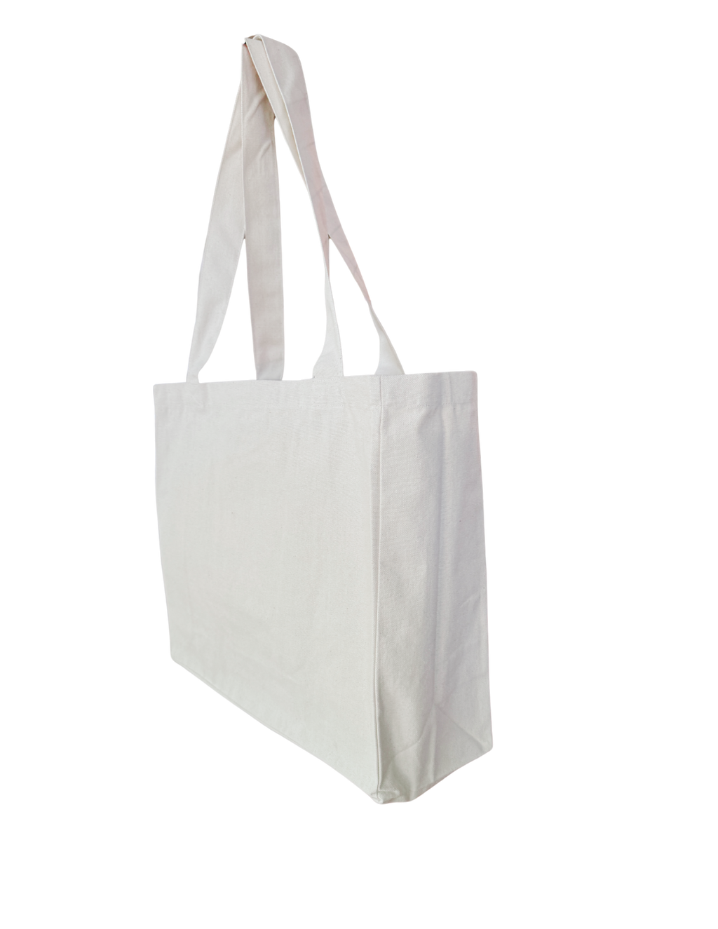 Natural Cotton Canvas Tote Bag with Gusset